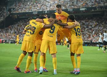 رجل مباراة برشلونة وفالنسيا في الدوري الإسباني