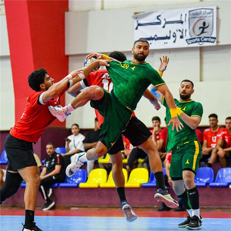 مباراة منتخب مصر للشباب كرة اليد أمام الخليج