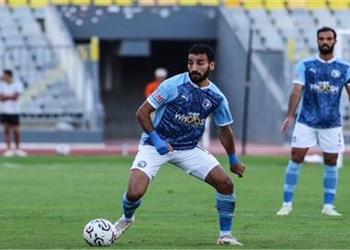 فيديو مهند لاشين يسجل هدف بيراميدز الثالث أمام جي كي يو