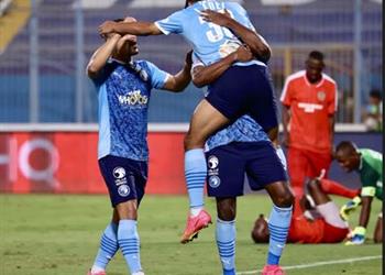 فيديو محمود زلاكا ي سجل هدف بيراميدز السادس أمام جي كيه يو