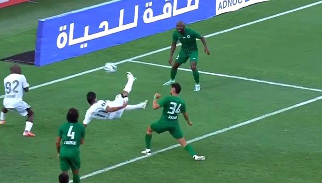 هدف الجزيرة الاول العالمي في مرمي البطائح بالدوري الاماراتي