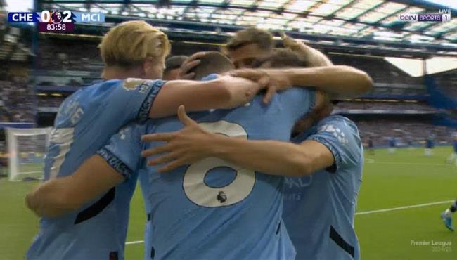 اهداف مباراة مانشستر سيتي وتشيلسي 2 0 الدوري الانجليزي