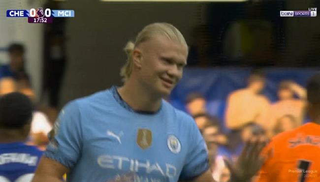 هدف هالاند في مرمي تشيلسي بالدوري الانجليزي