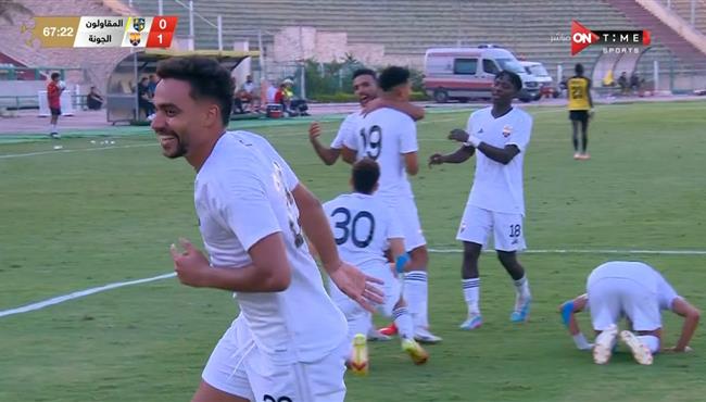 هدف فوز الجونة علي المقاولون العرب 1 0 الدوري المصري