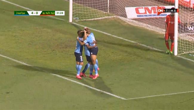 هدف ابراهيم عادل الرائع في مرمي جي كيه يو بدوري ابطال افريقيا