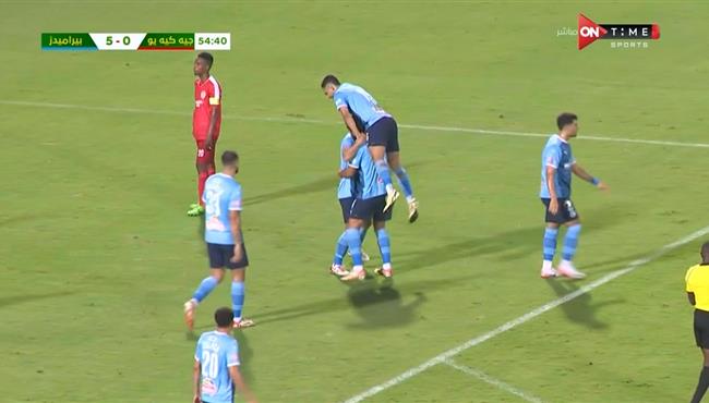 هدف بيراميدز الخامس في مرمي جي كيه يو بدوري ابطال افريقيا