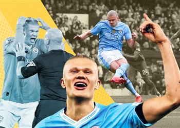 تقرير بطولات بعد وصوله لـ 100 مباراة مع مانشستر سيتي هالاند يواصل العبث بالأرقام ويهدد عرش محمد صلاح