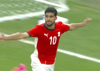 فيديو في الوقت القاتل إبراهيم عادل يسجل هدف تعادل مصر أمام باراجواي