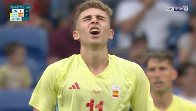 تصدي حارس اليابان يحرم فيرمين لوبيزمن تسجيل هدف رائع في اولمبياد باريس