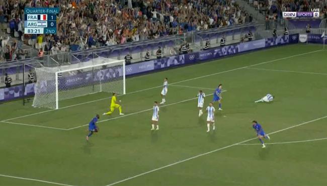 هدف فرنسا الملغي امام الارجنتين في اولمبياد باريس