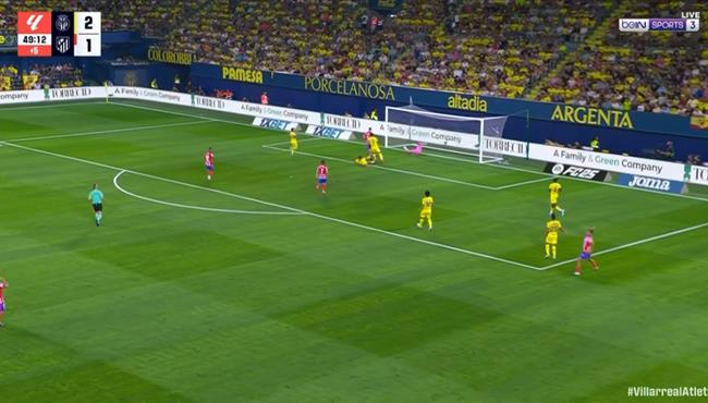 اهداف مباراة اتلتيكو مدريد وفياريال 2 2 الدوري الاسباني