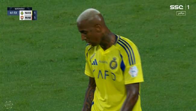 القائم يحرم تاليسكا من تسجيل هدف امام الرائد بالدوري السعودي