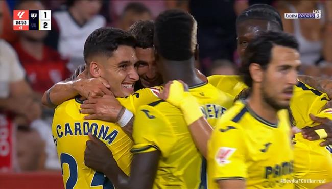 اهداف مباراة فياريال واشبيلية 2 1 الدوري الاسباني