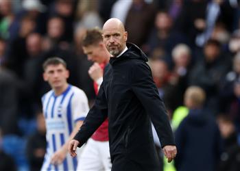 تين هاج أشعر بخيبة أمل وكنا نستحق الأفضل أمام برايتون