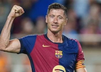 فيديو ليفاندوفسكي يسجل هدف برشلونة الثاني أمام أتلتيك بلباو