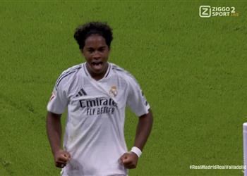 فيديو البداية إندريك يسجل هدف ريال مدريد الثالث أمام بلد الوليد