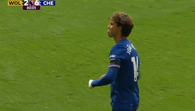 هدف جواو فيليكس في مرمي ولفرهامبتون بالدوري الانجليزي