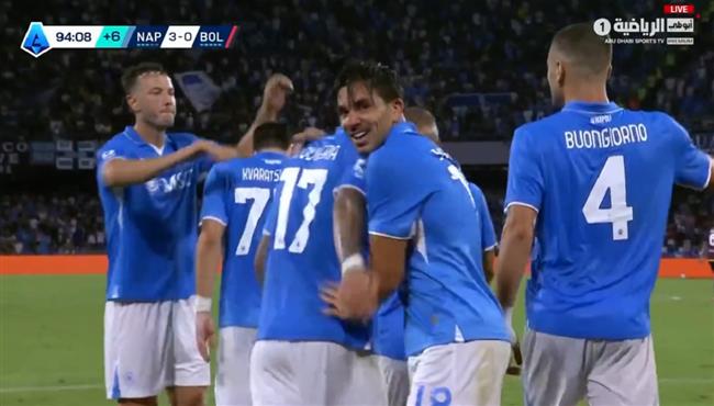 اهداف مباراة نابولي وبولونيا 3 0 الدروي الايطالي
