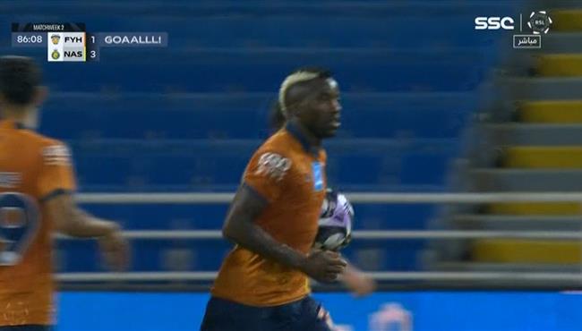هدف الفيحاء الاول في مرمي النصر بالدوري السعودي