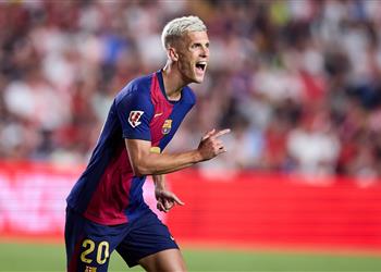 فيديو في الظهور الأول له داني أولمو يقود برشلونة لفوز صعب على رايو فاليكانو