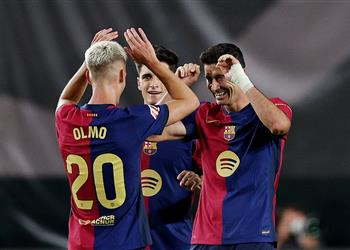 بداية مثالية أول تعليق من أولمو بعد تسجيله في مشاركته الأولى مع برشلونة