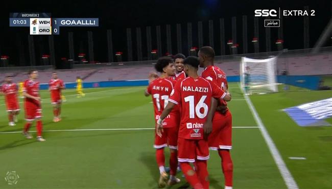 اهداف مباراة الوحدة والعروبة 2 1 الدوري السعودي