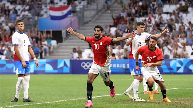 مباراة مصر وباراجواي في أولمبياد باريس 2024