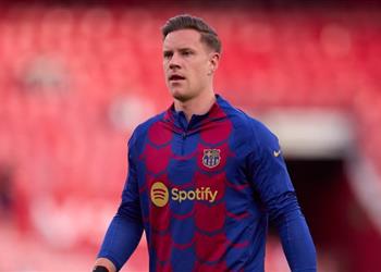 تير شتيجن يعلن التحدي قبل مباراة كلاسيكو برشلونة وريال مدريد