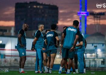 مران الزمالك جلسة بين جوميز وعبد الواحد السيد وشيكابالا يشارك في التقسيمة