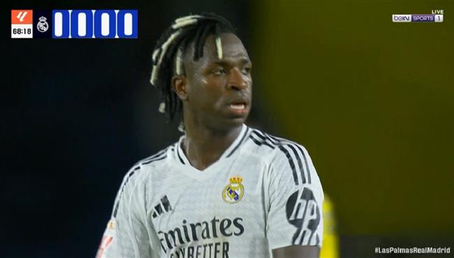 هدف فينيسيوس جونيور في مرمي لاس بالماس بالدوري الاسباني