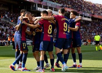 فيديو هاتريك رافينها يقود برشلونة لاكتساح بلد الوليد بـ سباعية في الدوري الإسباني