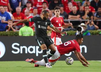 فيديو ماذا قدم محمد صلاح في مباراة ليفربول ومانشستر يونايتد الودية