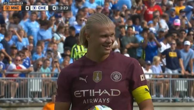 هدف هالاند الاول في مرمي تشيلسي بكأس فلوريدا