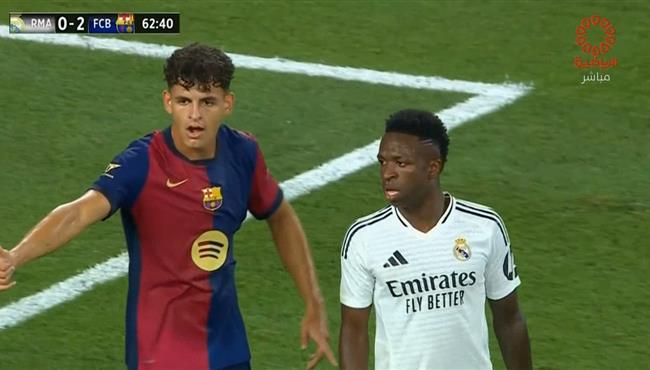 من امام فينيسيوس جونيور تير شتيجين ينقذ برشلونة من هدف محقق لـ ريال مدريد