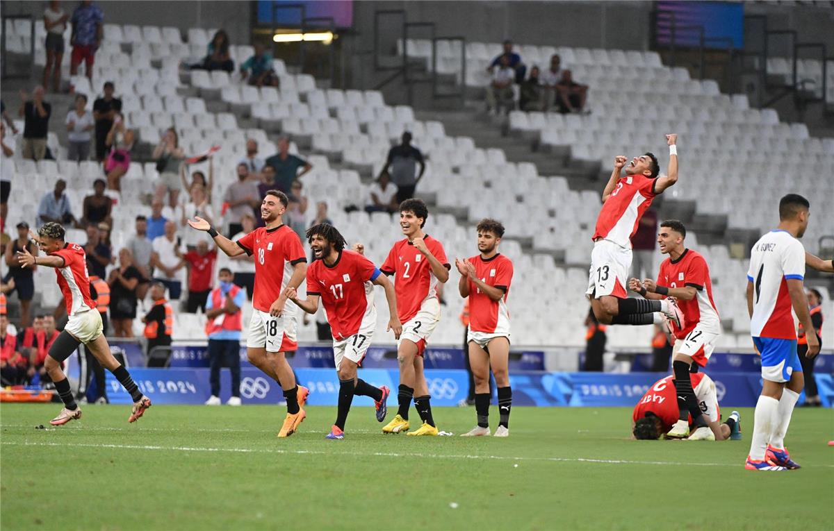 لاعبو منتخب مصر الأولمبي