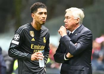 أنشيلوتي يعترف غاضب من بيلينجهام ويوضح موقف مبابي من كأس السوبر الأوروبي