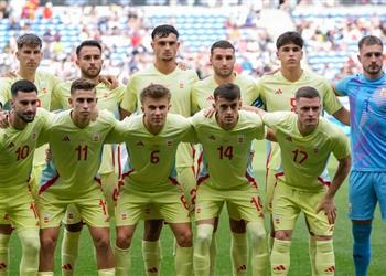 تشكيل إسبانيا أمام المغرب في نصف نهائي أولمبياد باريس ثنائي برشلونة أساسيان