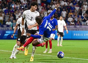 فيديو طرد عمر فايد في مباراة مصر وفرنسا بـ أولمبياد باريس