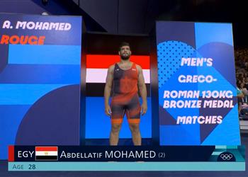عبد اللطيف منيع يفشل في تحقيق البرونزية في المصارعة بأولمبياد باريس 2024