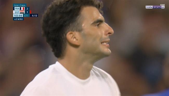 زيزو كاد ان يسجل هدف من ركلة حره امام فرنسا في اولمبياد باريس