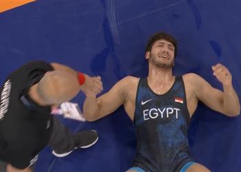 محمد جبر يخسر أمام بطل قيزغستان ويفقد برونزية المصارعة في أولمبياد باريس