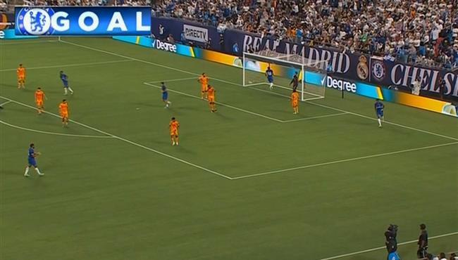 هدف تشيلسي الاول في مرمي ريال مدريد