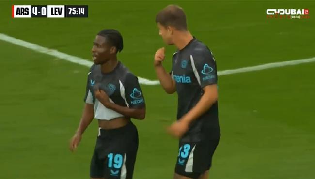 هدف باير ليفركوزن الاول في مرمي ارسنال