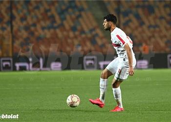 مصطفى شلبي يغادر مباراة الزمالك وزد مصاب ا