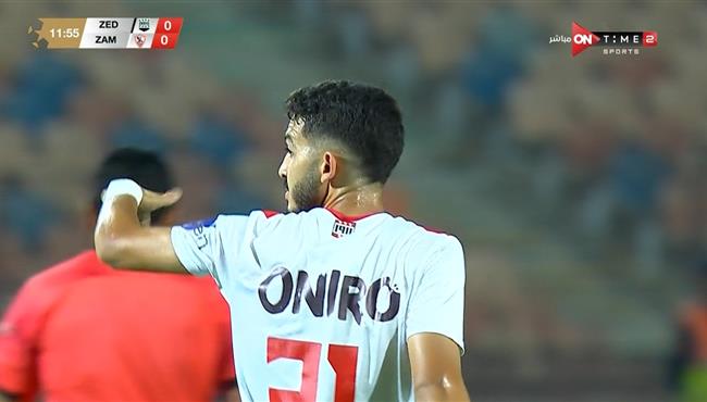سيف فاروق جعفر كاد ان يسجل هدف عالمي امام زد في الدوري المصري