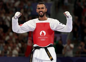 ميدالية عربية جديدة التونسي فراس القطوسي يتوج بذهبية التايكوندو في أولمبياد باريس