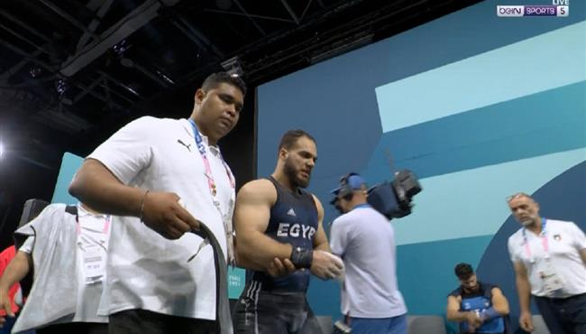 لحظة تعرض كريم أبو كحلة للاصابة في اولمبياد باريس