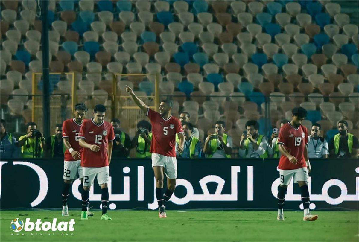 لاعبو منتخب مصر