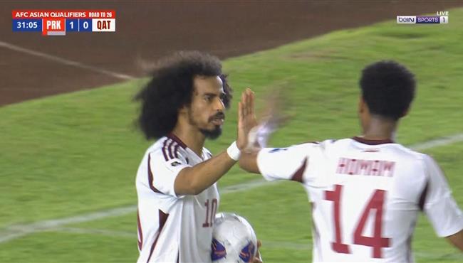 اهداف مباراة قطر وكوريا الشمالية 2 2 تصفيات كأس العالم