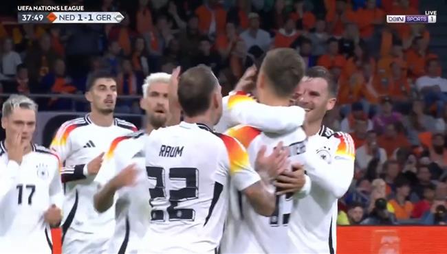 هدف تعادل المانيا مع هولندا 1 1 دوري الامم الاوروبية